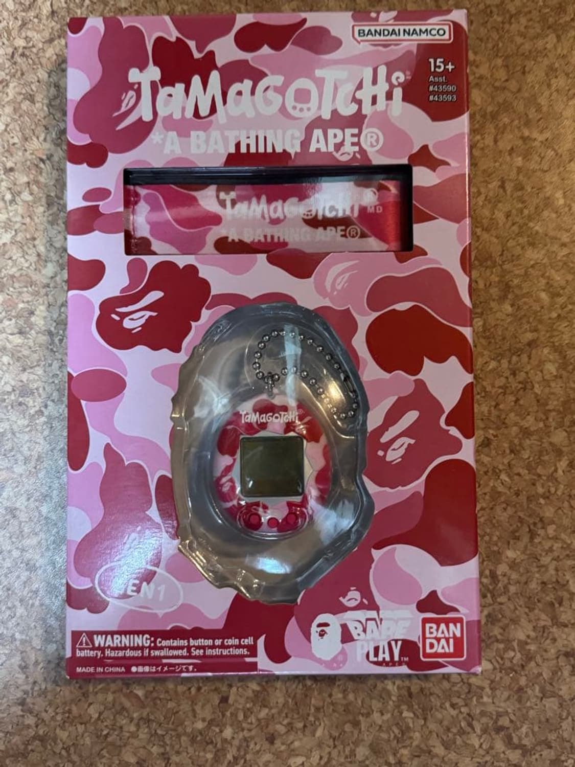 베이프 x 다마고치 ABC 카모 오리지널 다마고치 핑크 상품이미지1