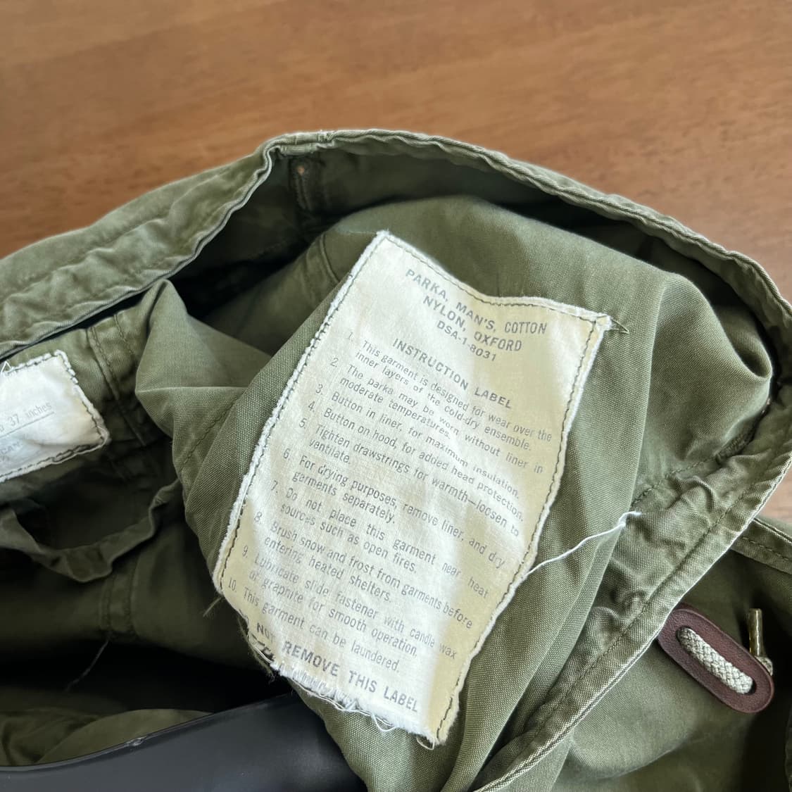 오리지널 M-51 피쉬테일 파카 S 상품이미지8