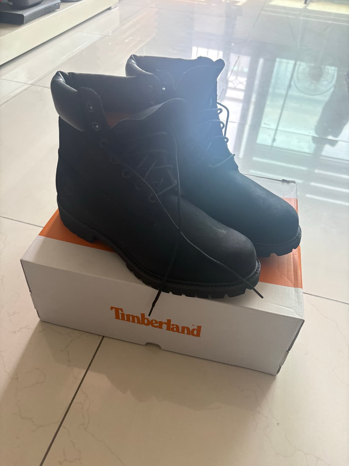 팀버랜드 프리미엄 6인치 워터프루프 부츠 블랙 275 새상품 상품이미지1