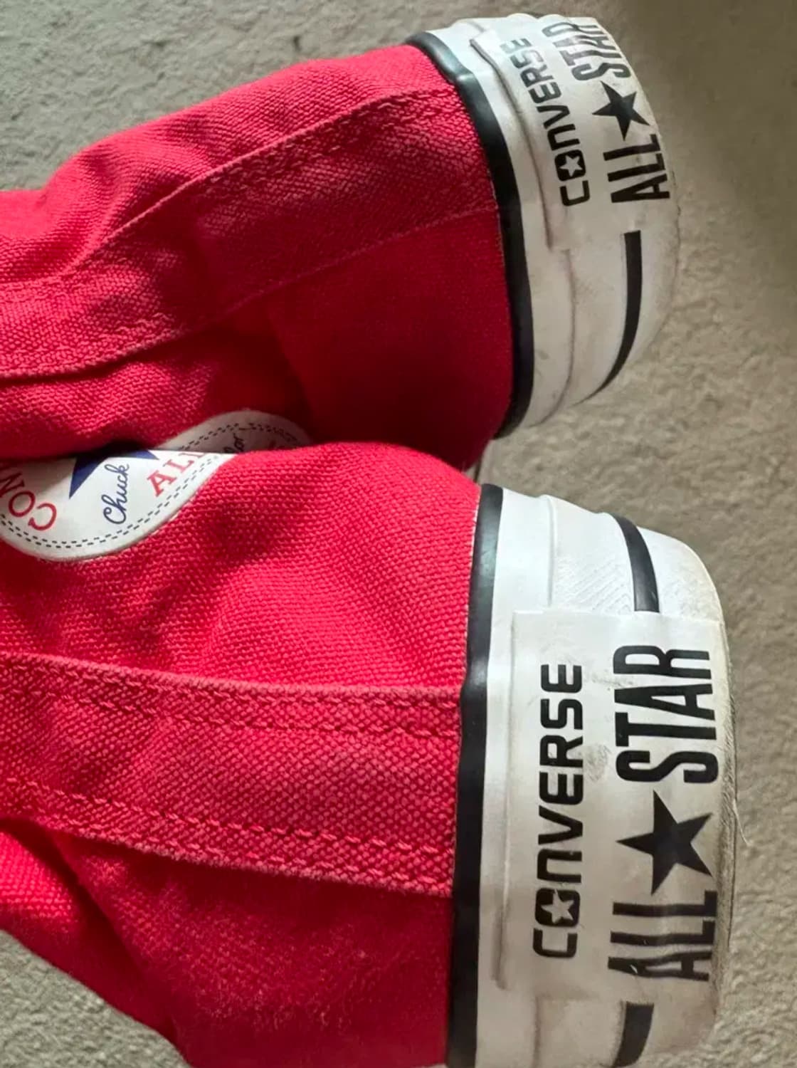 컨버스 올스타 척테일러 230 코어 하이 레드 스니커즈 상품이미지2