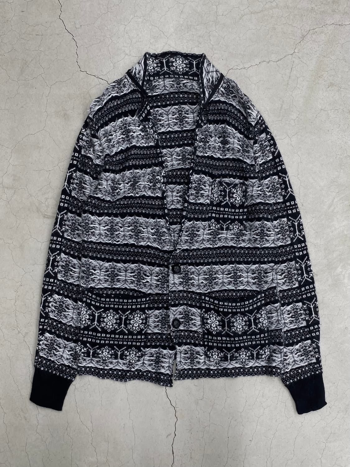 사카이 노르딕 니트 가디건 상품이미지3