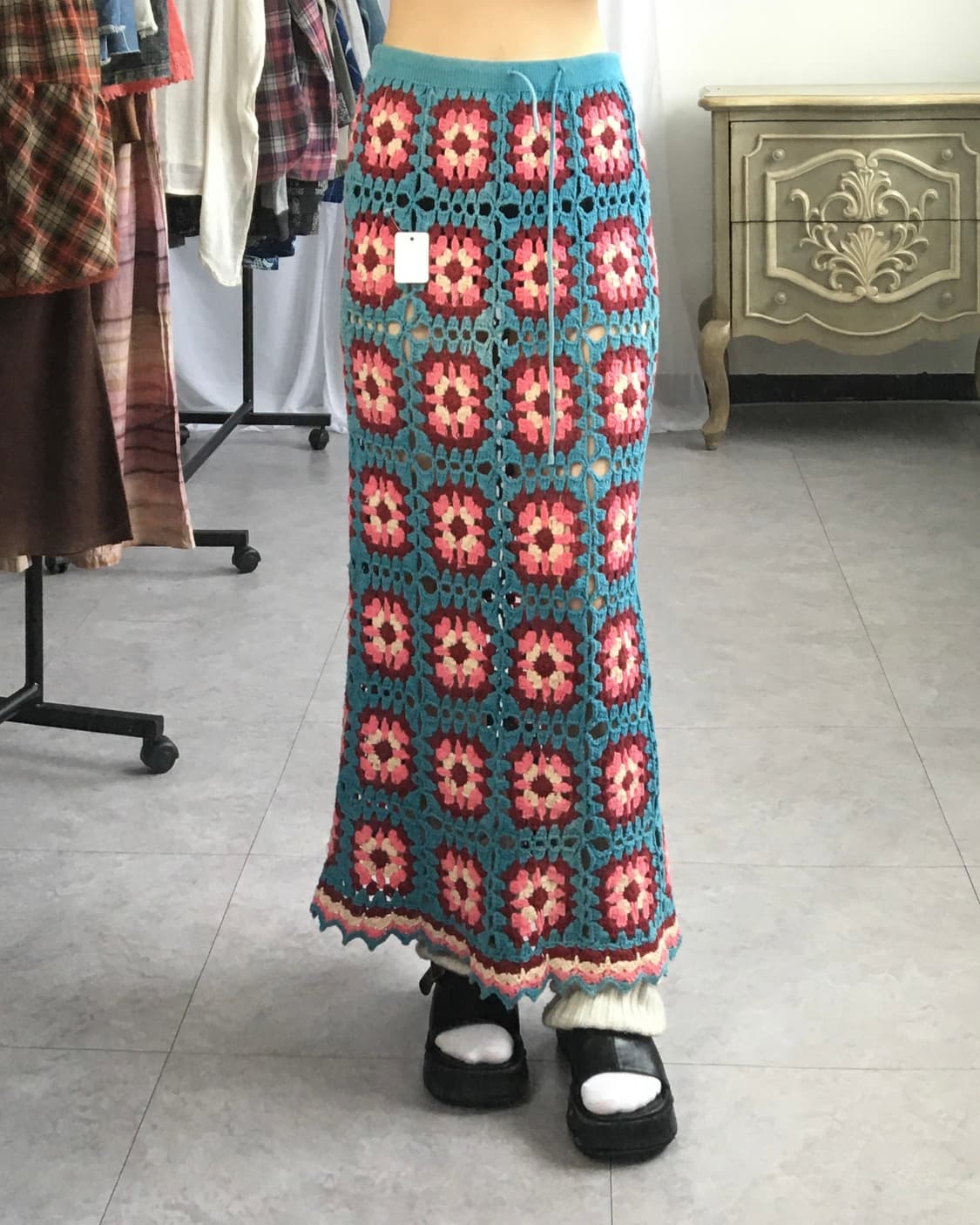 Crochet long skirt 상품이미지6