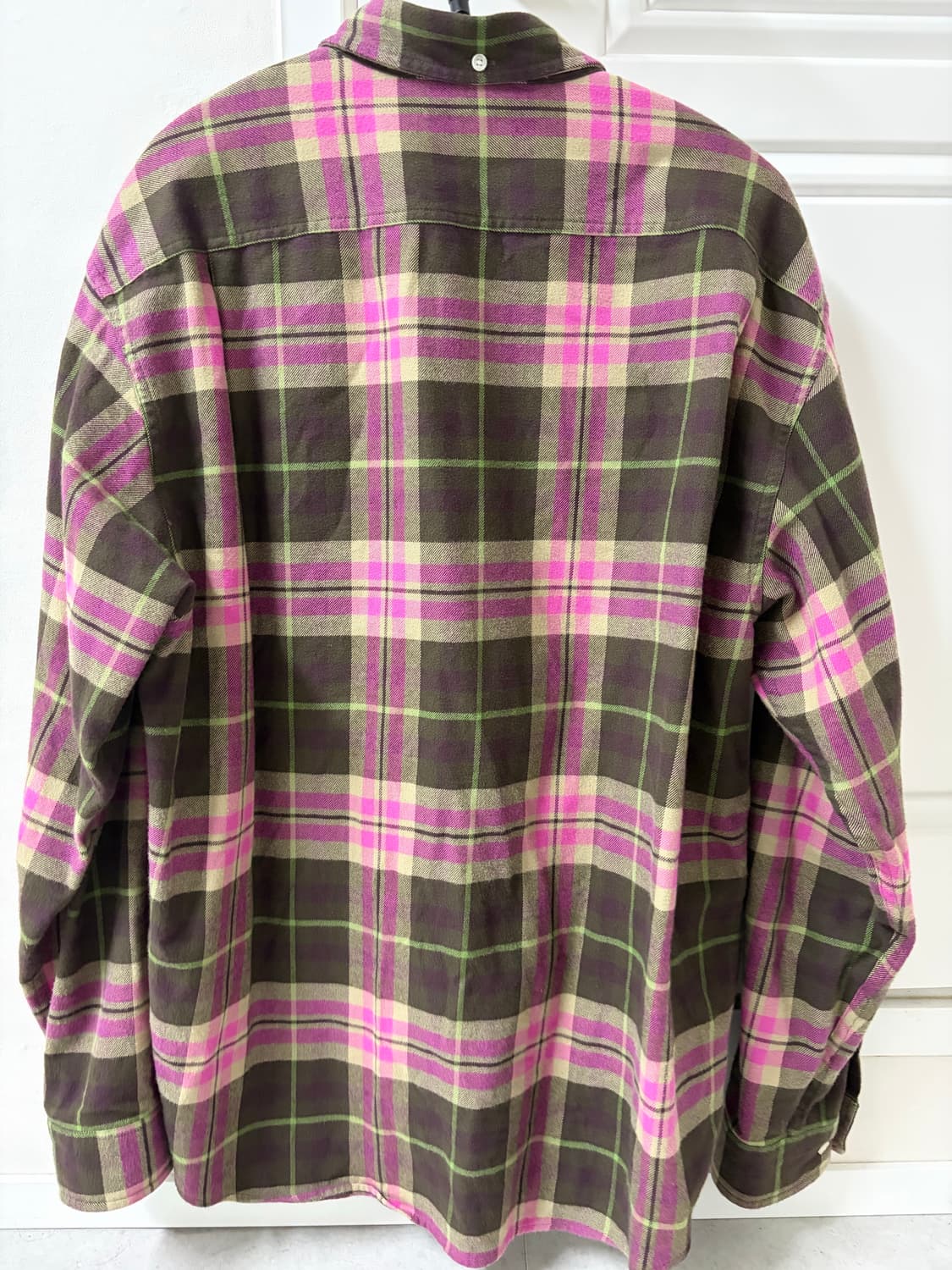 슈프림 플레이드 플란넬 셔츠 브라운 - 25FW 상품이미지2