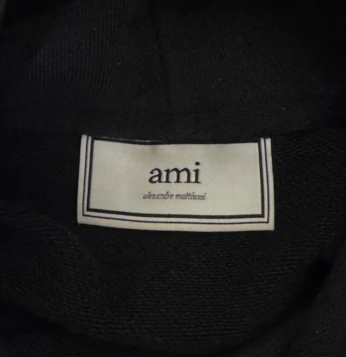 L) 아미 ami 빅로고 후드티 블랙 상품이미지6