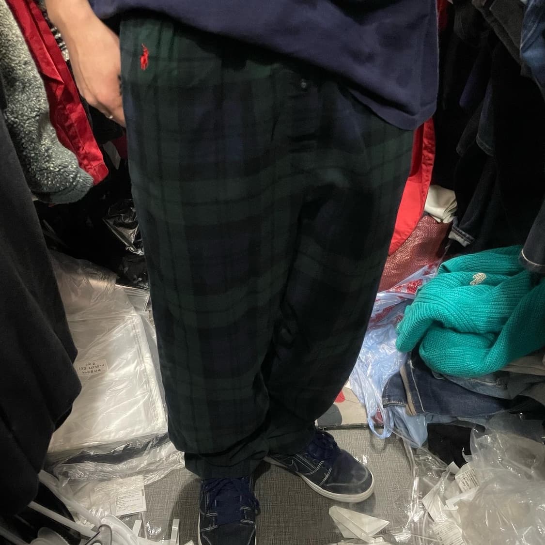 폴로 블랙와치 팬츠 상품이미지1