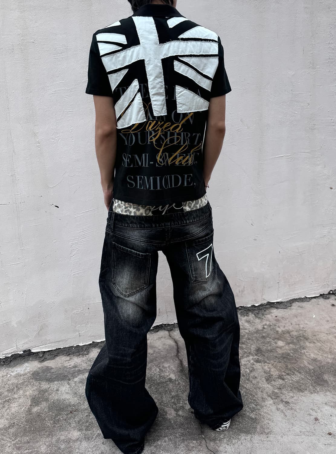 Union Jack Embroidery Polo T-Shirt 상품이미지5