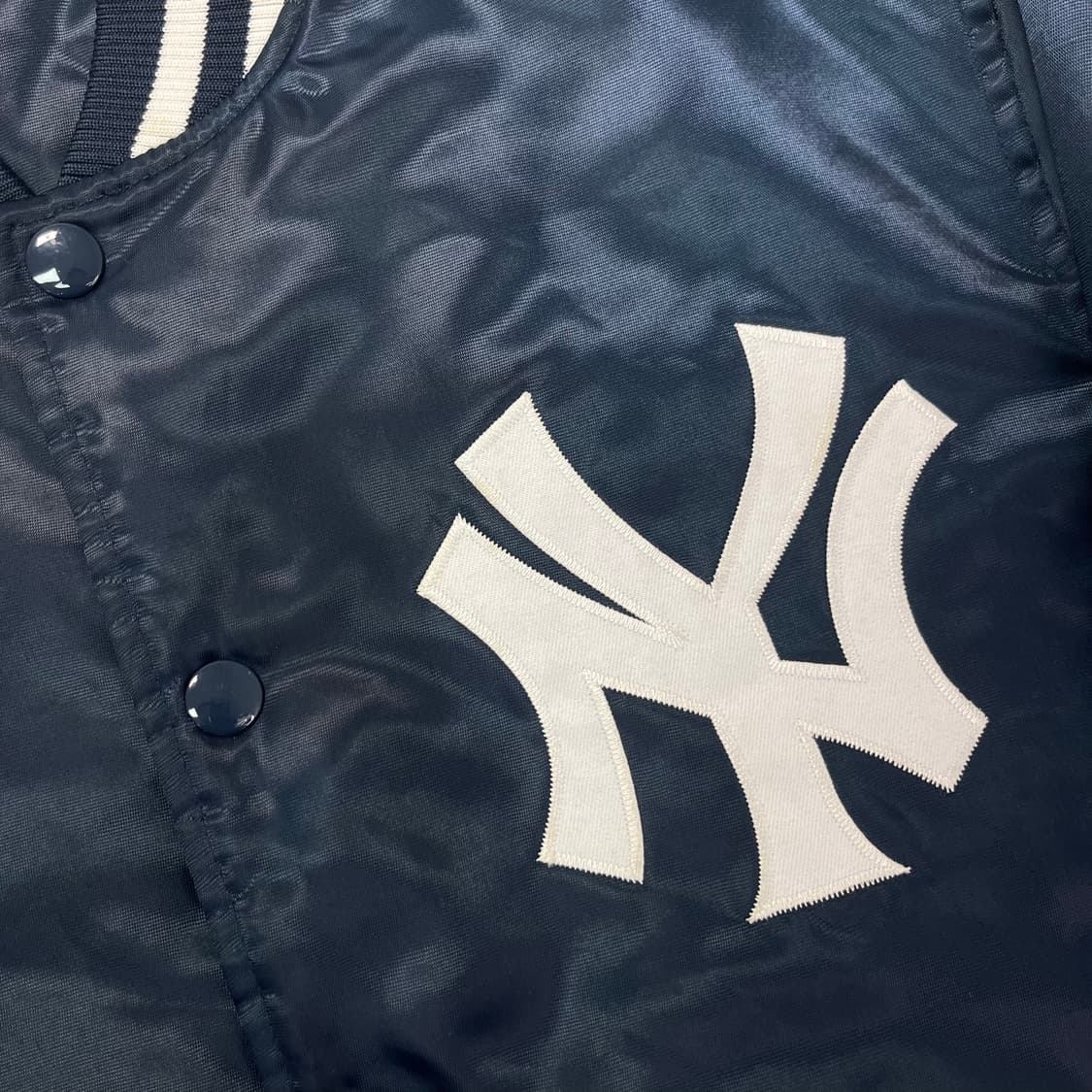 100 90s 마제스틱 일본판 뉴욕 양키즈 스타디움 바시티 자켓  상품이미지3