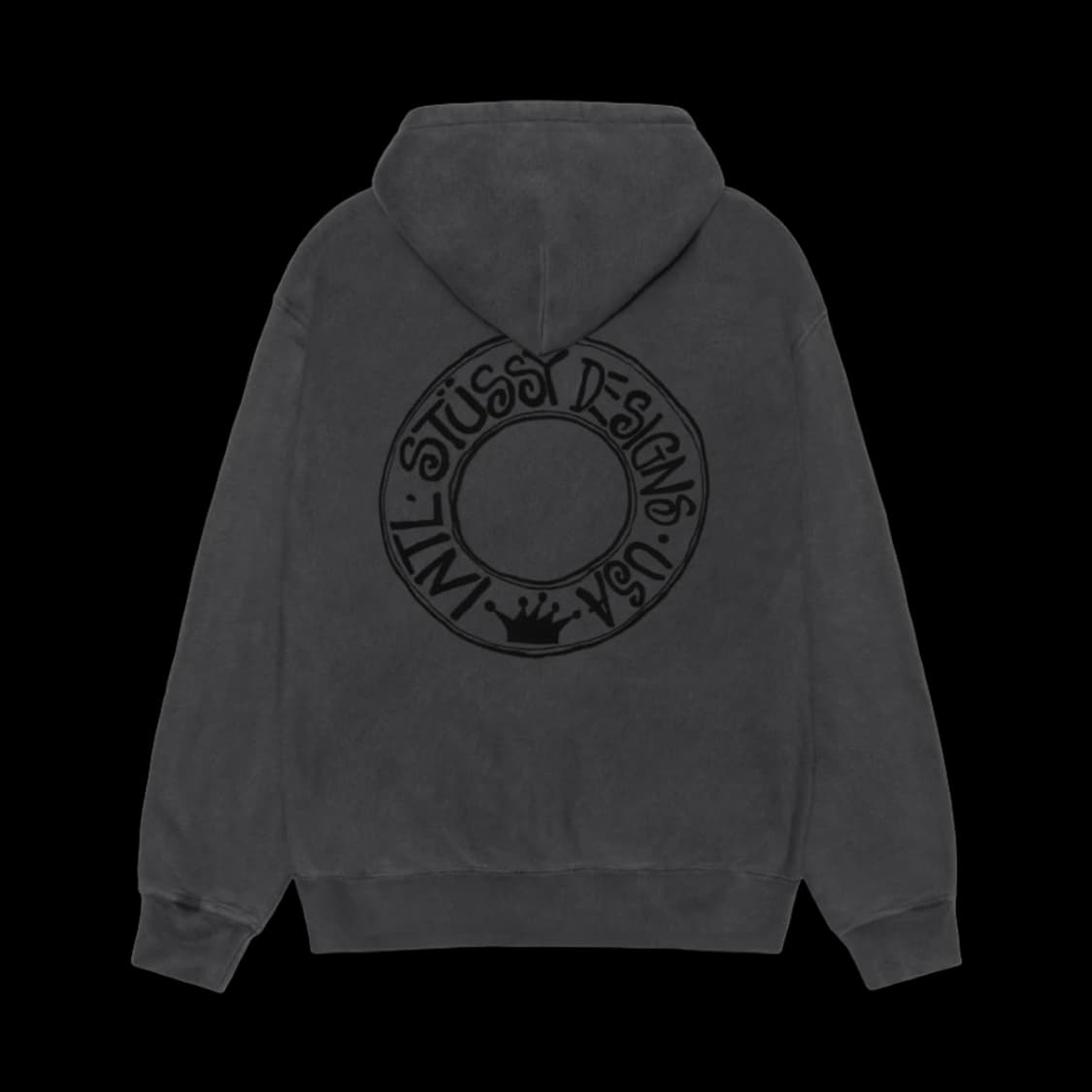 스투시 24F/W 부아나 피그먼드 다이드 후드집업 L 정품 상품이미지6