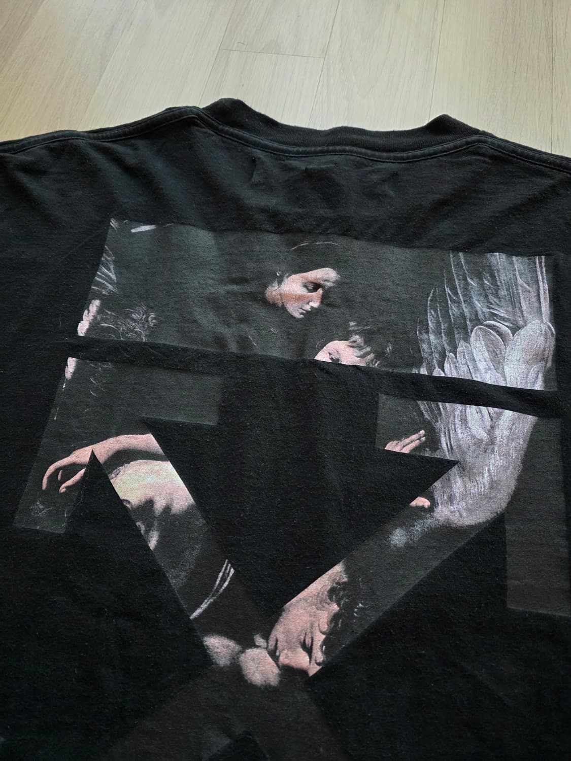 오프화이트 카라바죠 애로우 반팔티 상품이미지2