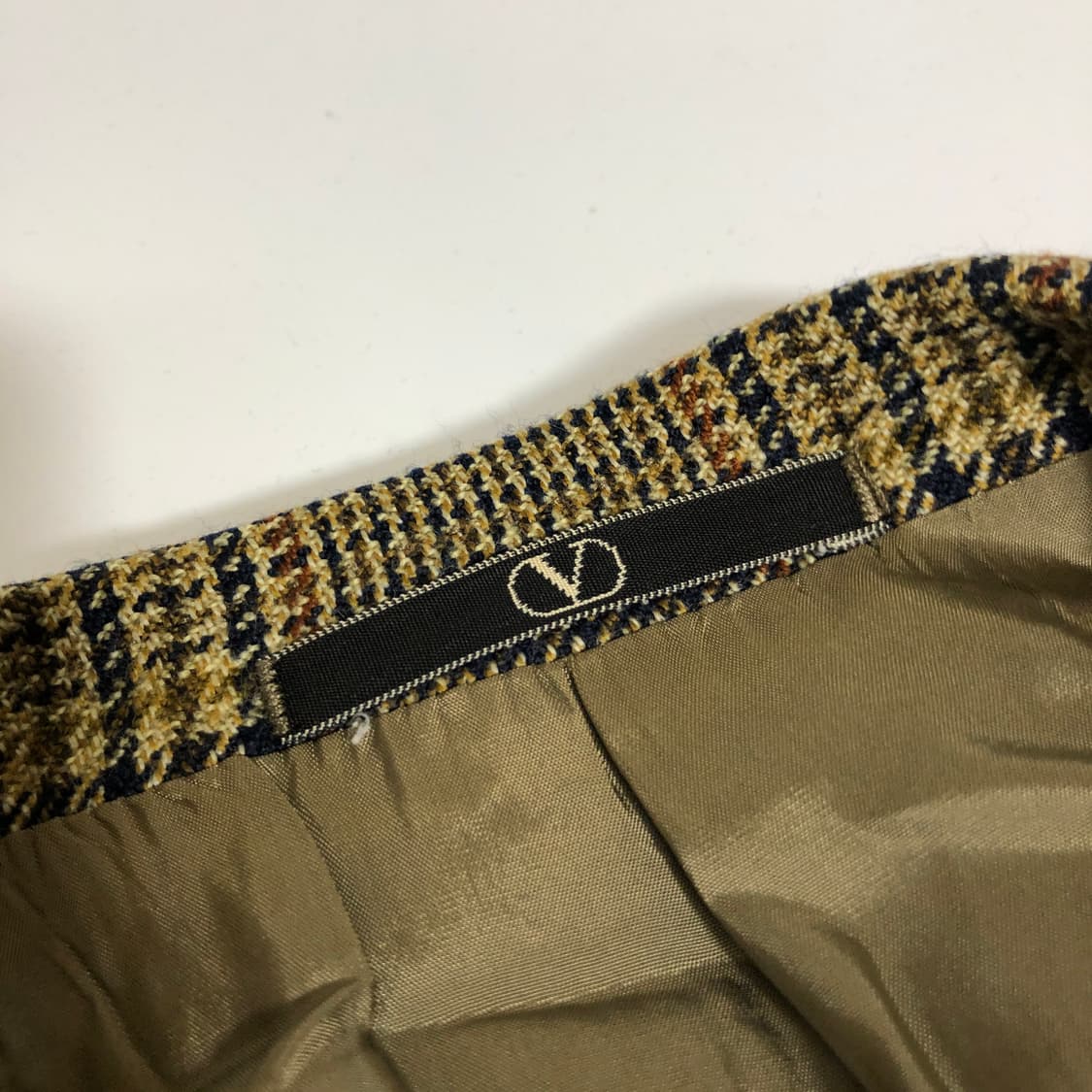 발렌티노 체크 블레이저 자켓 L 상품이미지2