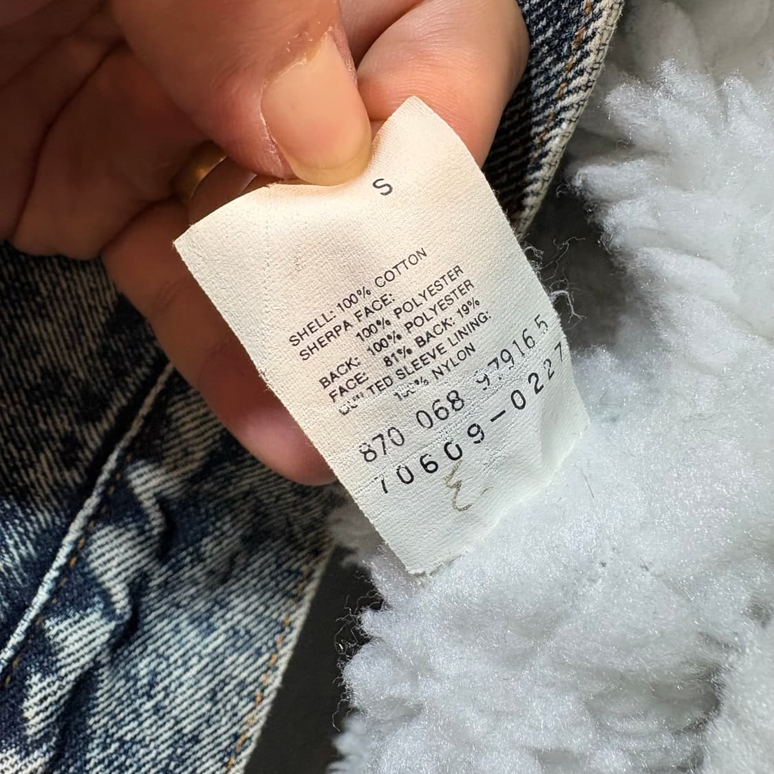 [XL] LEVIs 리바이스 USA 쉐르파 데님 자켓 상품이미지8