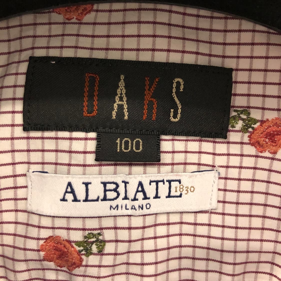 닥스 ALBIATE 밀라노 원단 패턴셔츠 100 상품이미지5