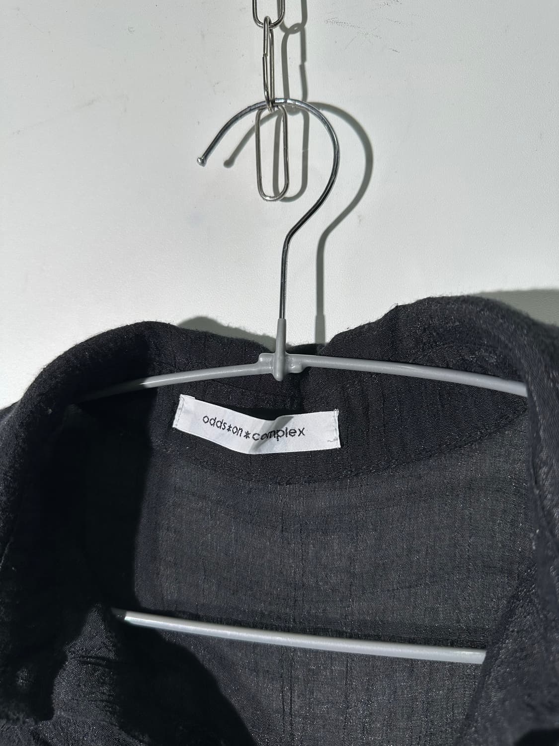 odds on complex 시스루 블라우스 상품이미지3