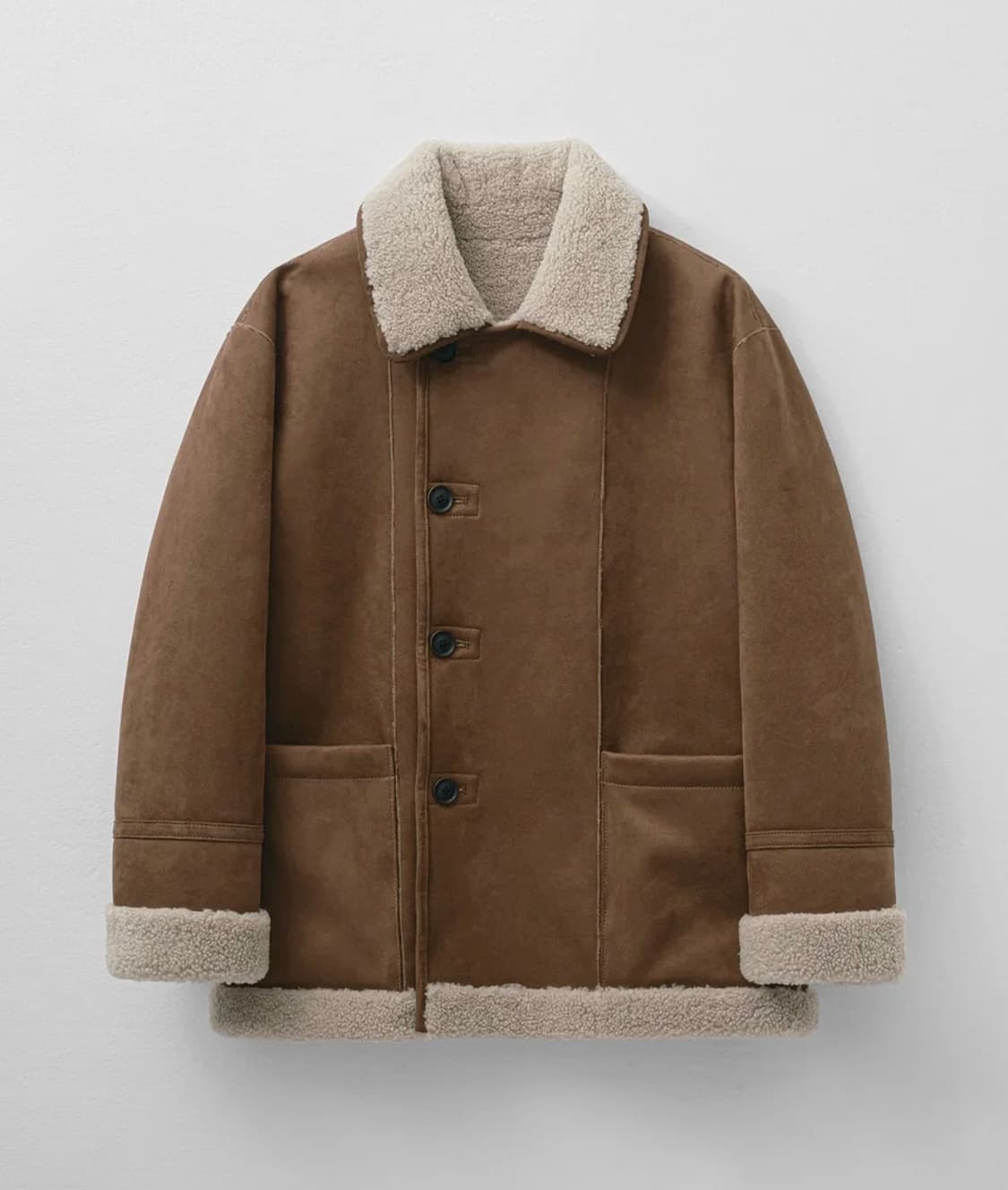 [새상품] 몽돌 리버시블 무스탕 상품이미지1