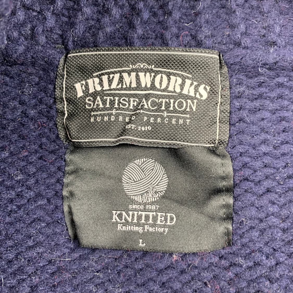 프리즘웍스x니티드 deer 패턴 램스울 코위찬 가디건 상품이미지5