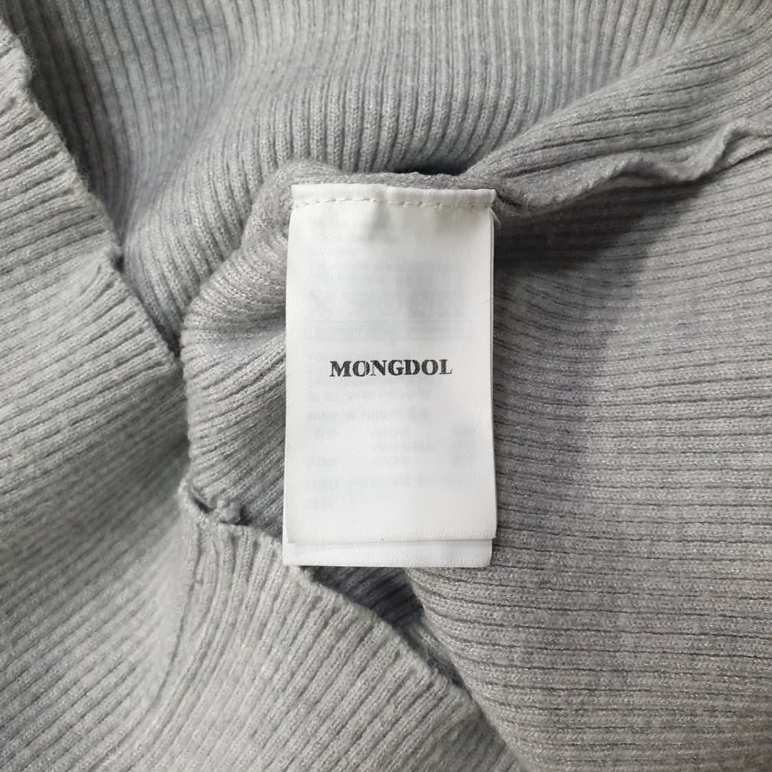 MONGDOL몽돌 스퀘어넥 골지 니트 탑 상품이미지4