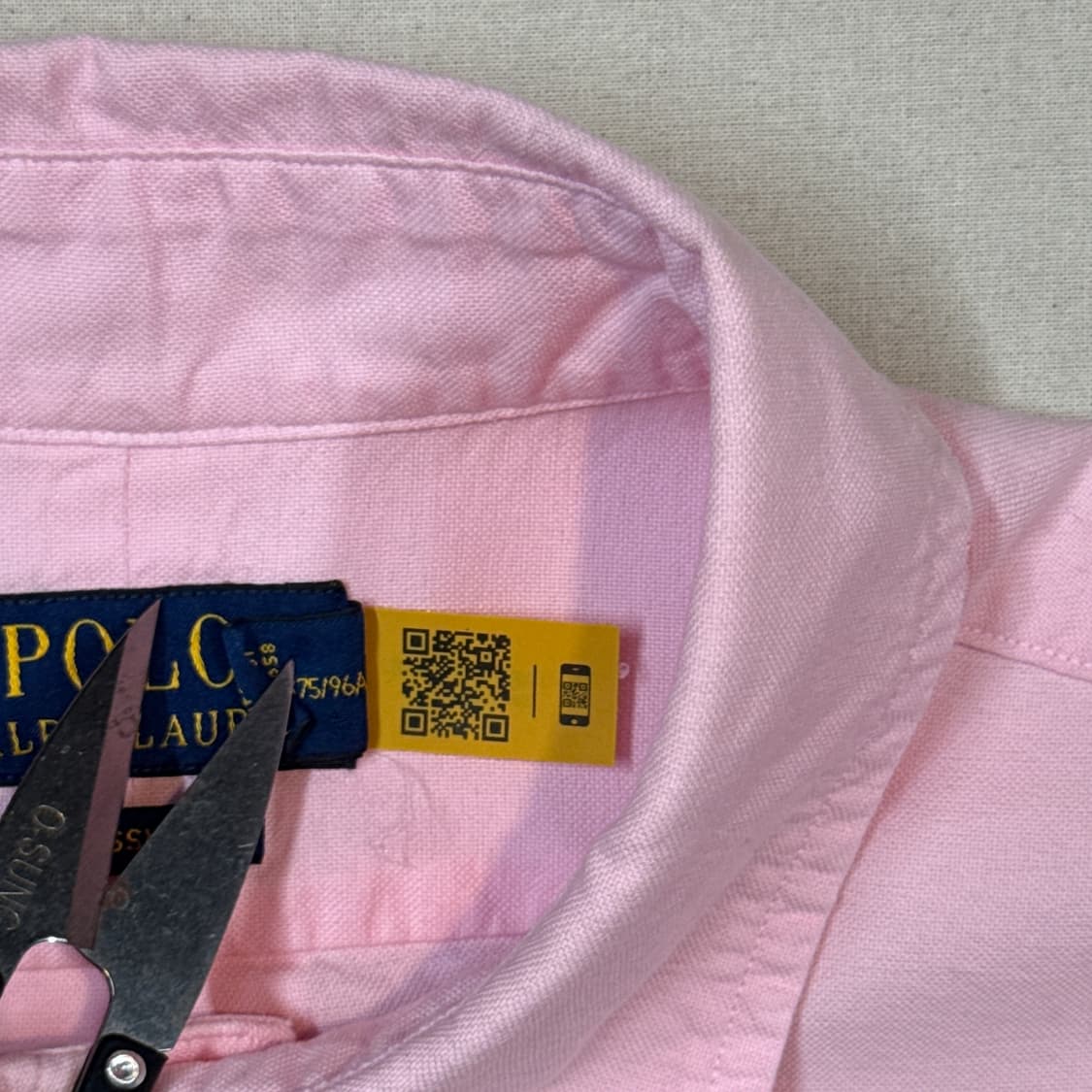 M) 폴로 랄프로렌 클래식핏 옥스포드 셔츠 큐알탭 신형 상품이미지7