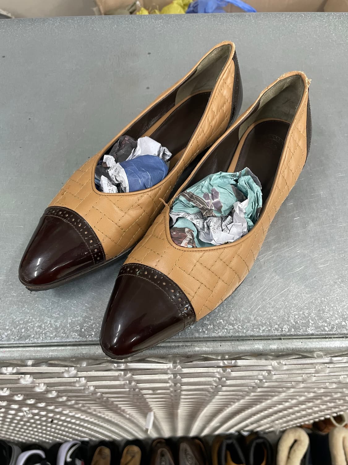 발리 투톤 플랫슈즈 us6 (gr-4454) 상품이미지2