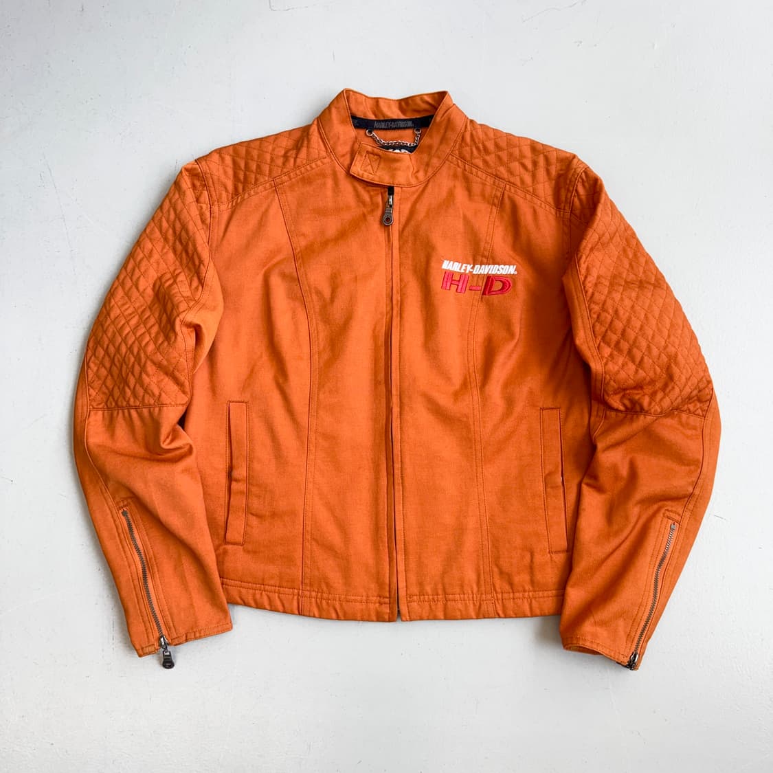 할리데이비슨 Y2K 코튼 바이커 자켓 상품이미지2