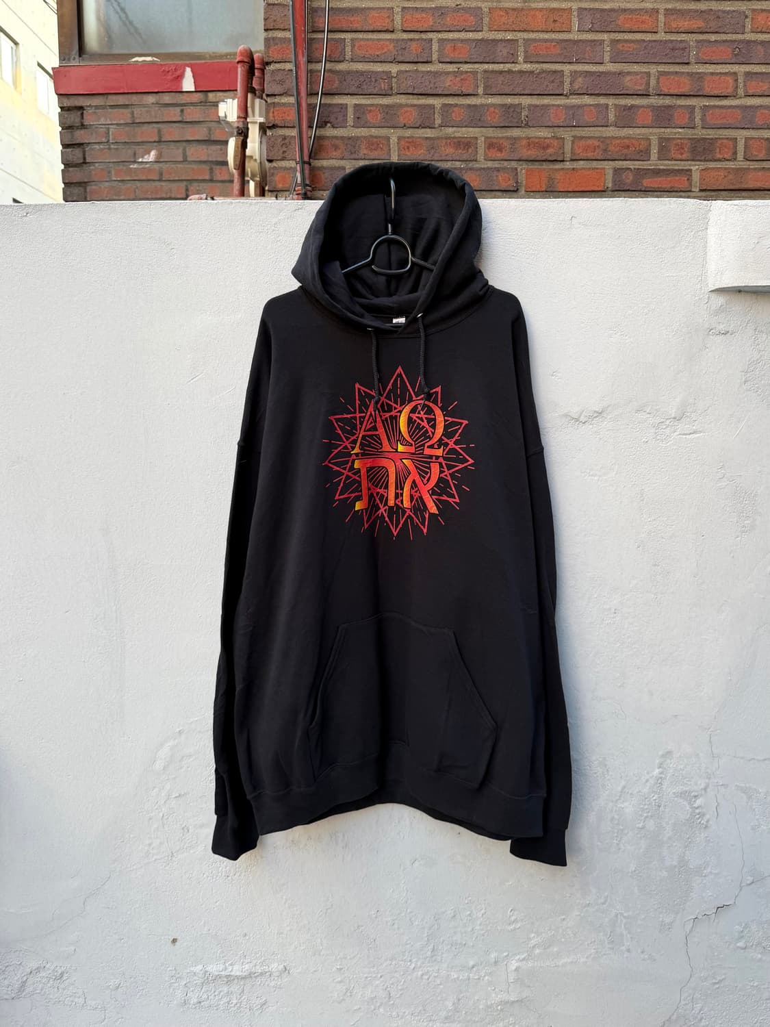 00‘s Jerzees 저지스 알파오메가 기모 후드티 상품이미지1