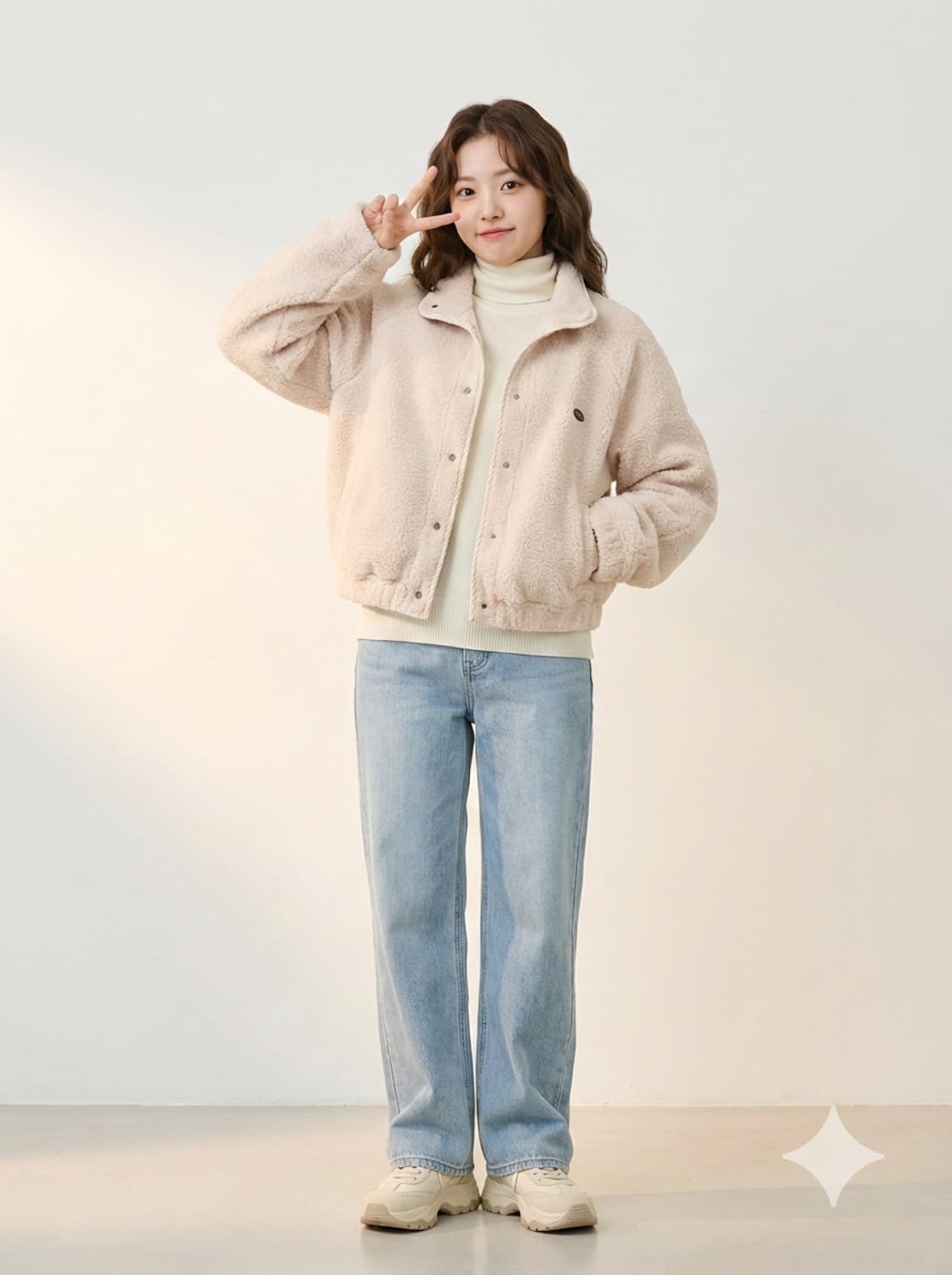 oro(오로) ONE DAY ROPA 플리스 뽀글이 자켓 상품이미지1