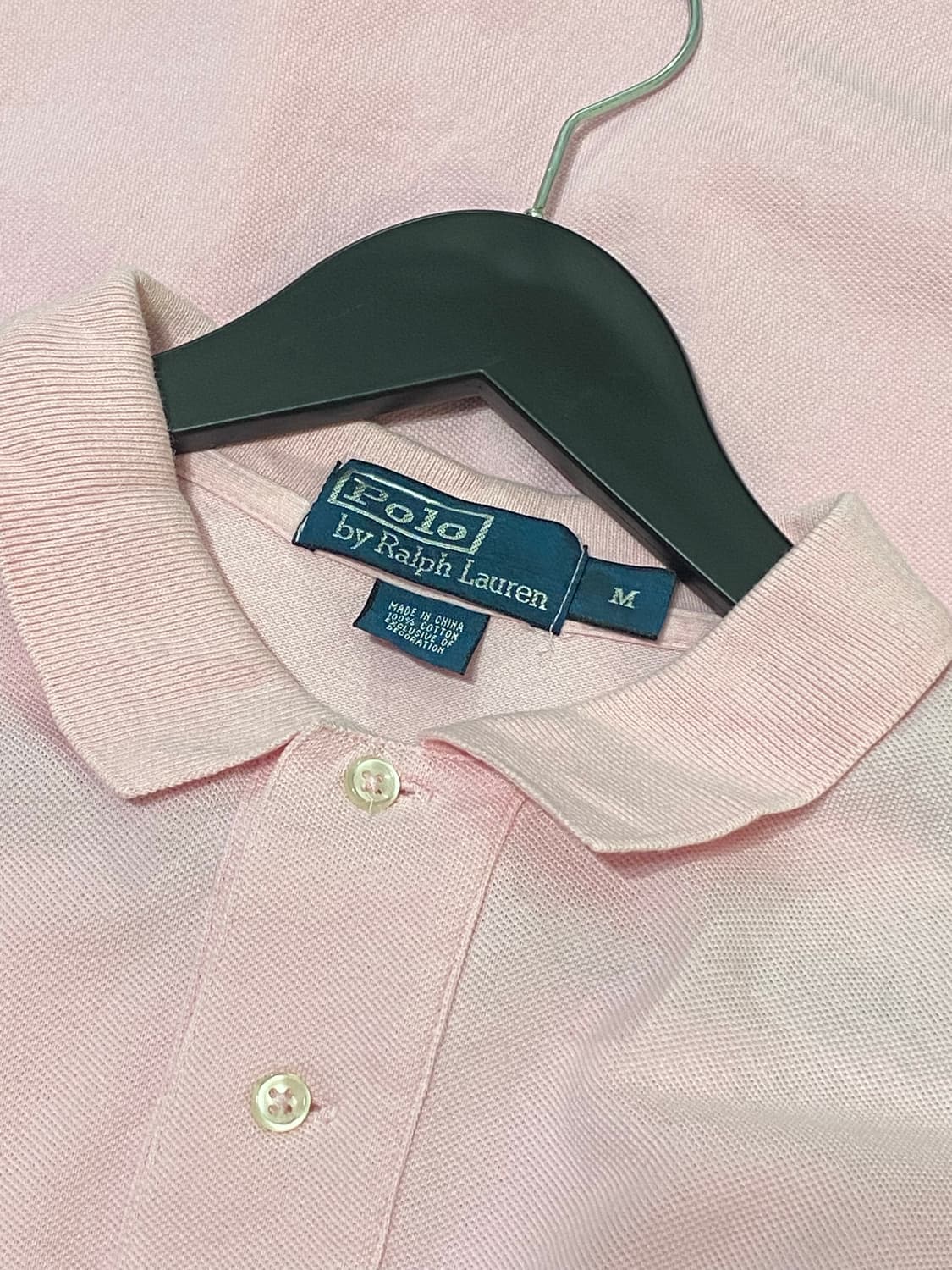 Polo Ralph Lauren 핑크 블루 로고 자수 반팔 티셔츠 상품이미지8