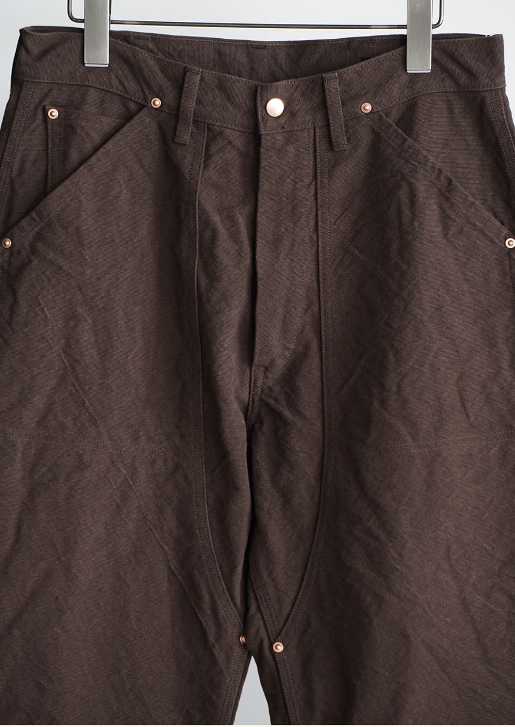 [새] 26SS 코모리 코튼 덕 페인터팬츠 브라운 상품이미지3