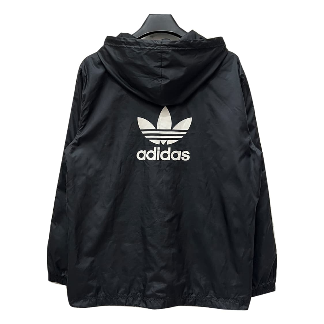 아디다스 3 스트라이프 우븐 빅로고 바람막이 자켓 L 상품이미지3