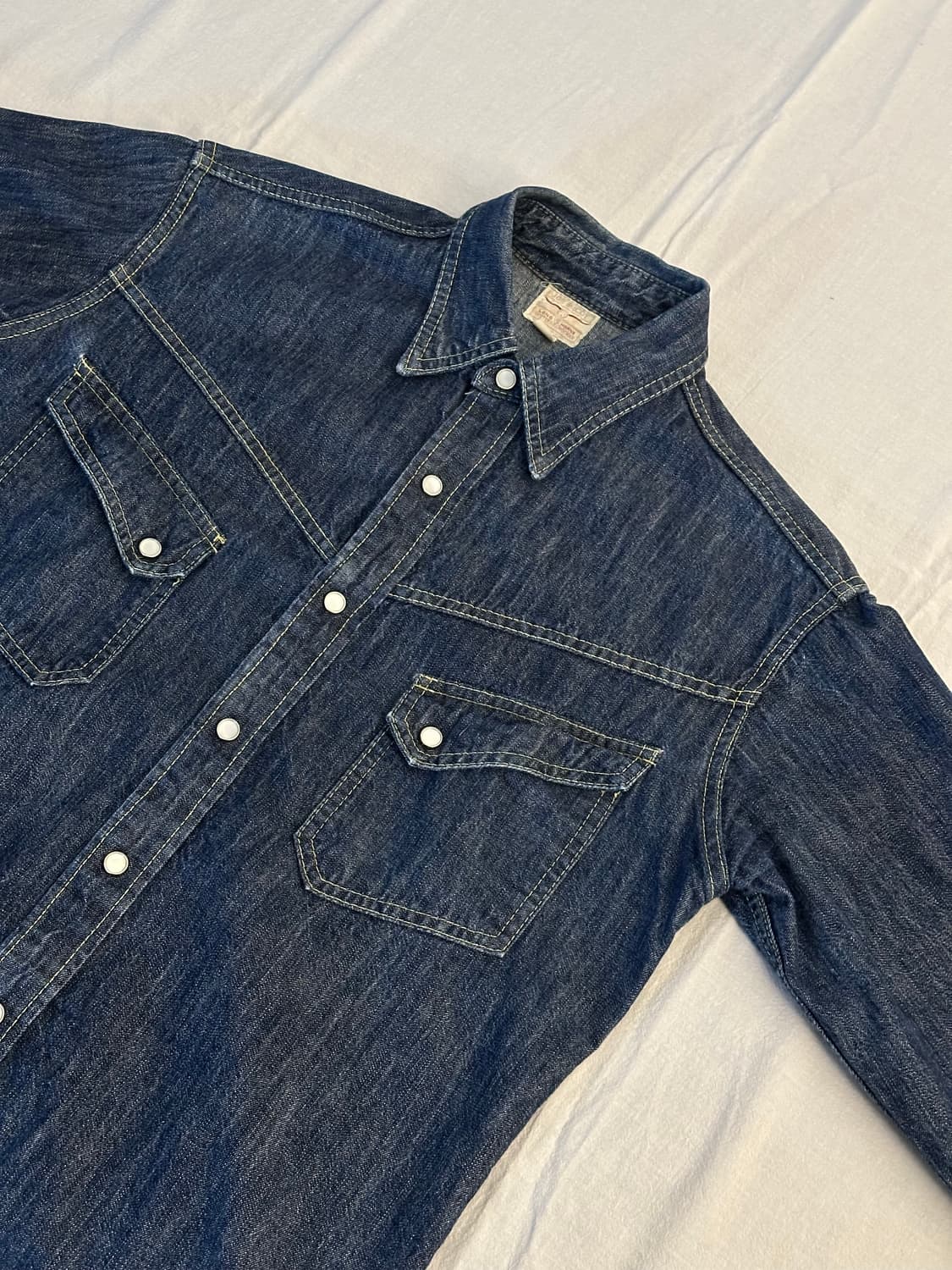 리얼맥코이 웨스턴 데님 셔츠 상품이미지1