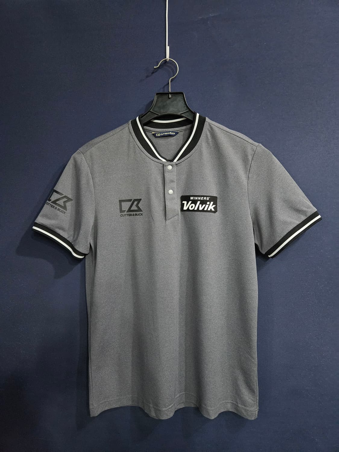 커터앤벅 그레이.네이비 남성 100 골프 반팔티  상품이미지1