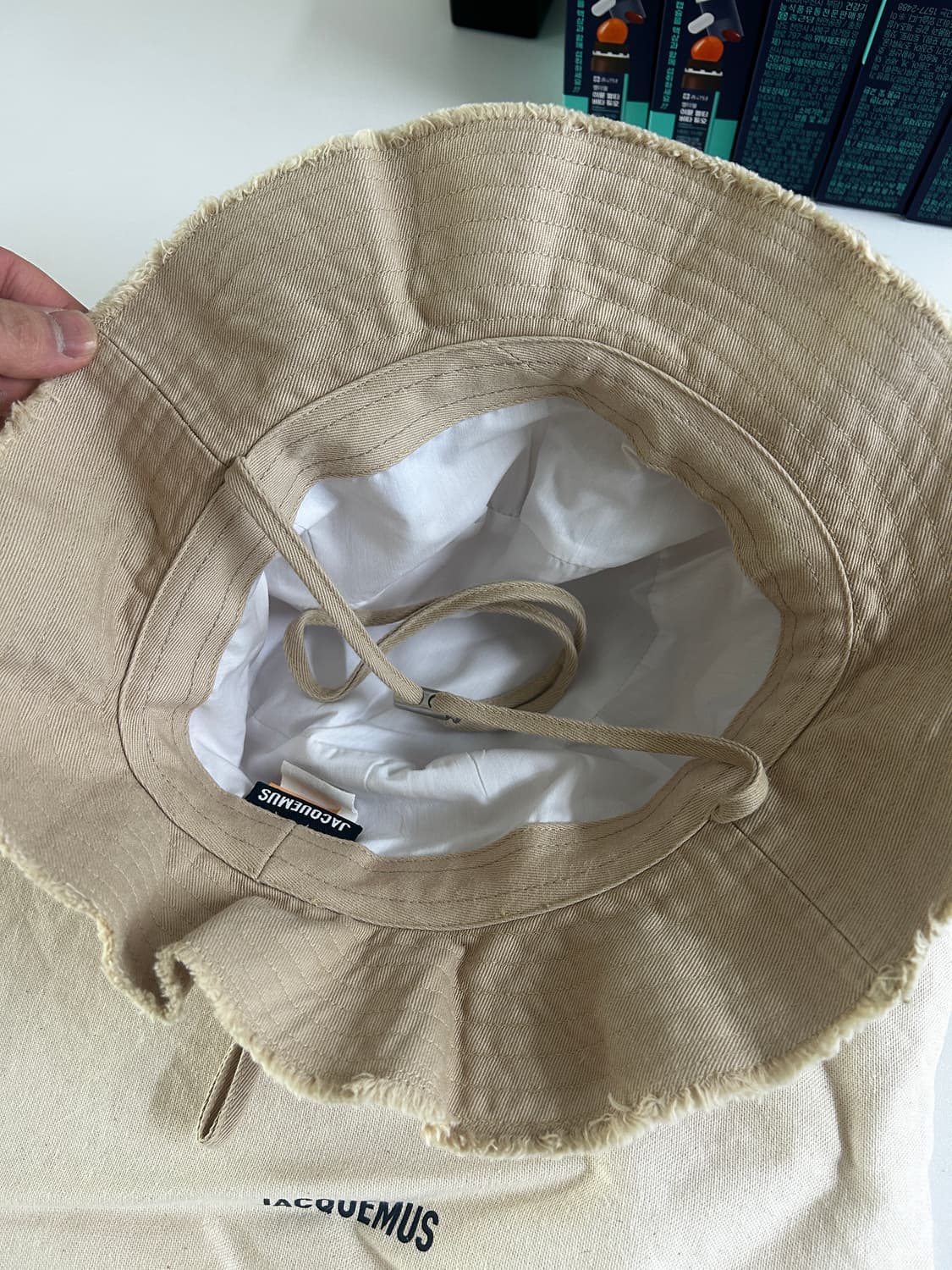 자크뮈스 버킷햇 베이지 60 사이즈 상품이미지4