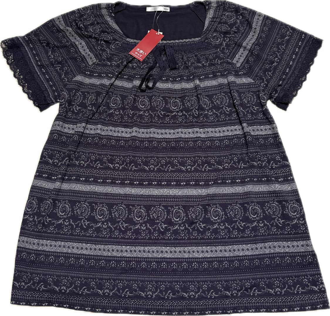 빈티지 모리걸 레이스 반팔 티셔츠 상품이미지1