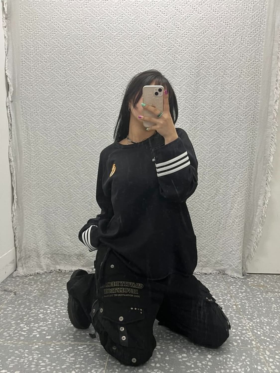 DOHC 스트릿 힙합 멀티포켓 카고팬츠 34인치 C06587 상품이미지2