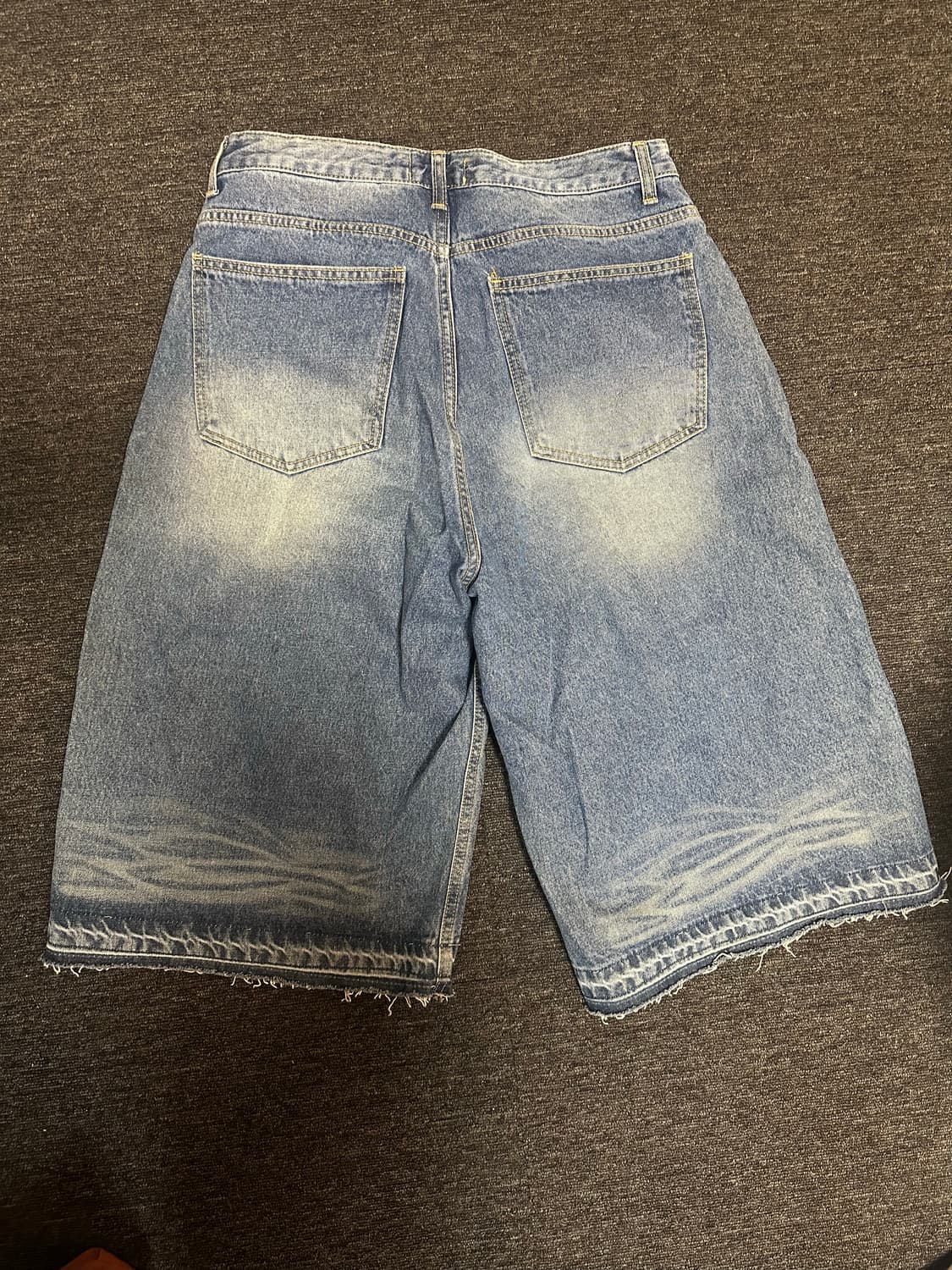 웨이브 버뮤다 데님 팬츠 M 상품이미지2