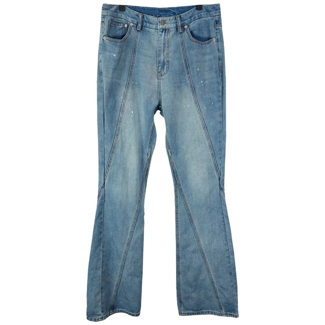 [낫포너드] 커브드 부츠컷 플레어 데님 팬츠 청바지 M18650 상품이미지2