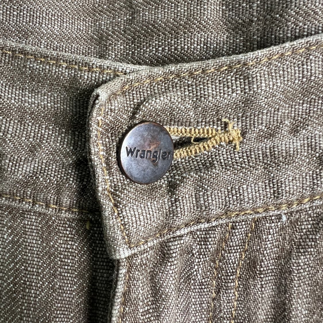 랭글러 빈티지 해링본 스트라이프 데님팬츠 M 상품이미지6