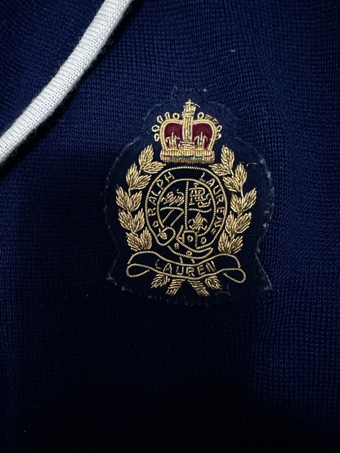 폴로 랄프로렌 네이비 니트 자켓 상품이미지4