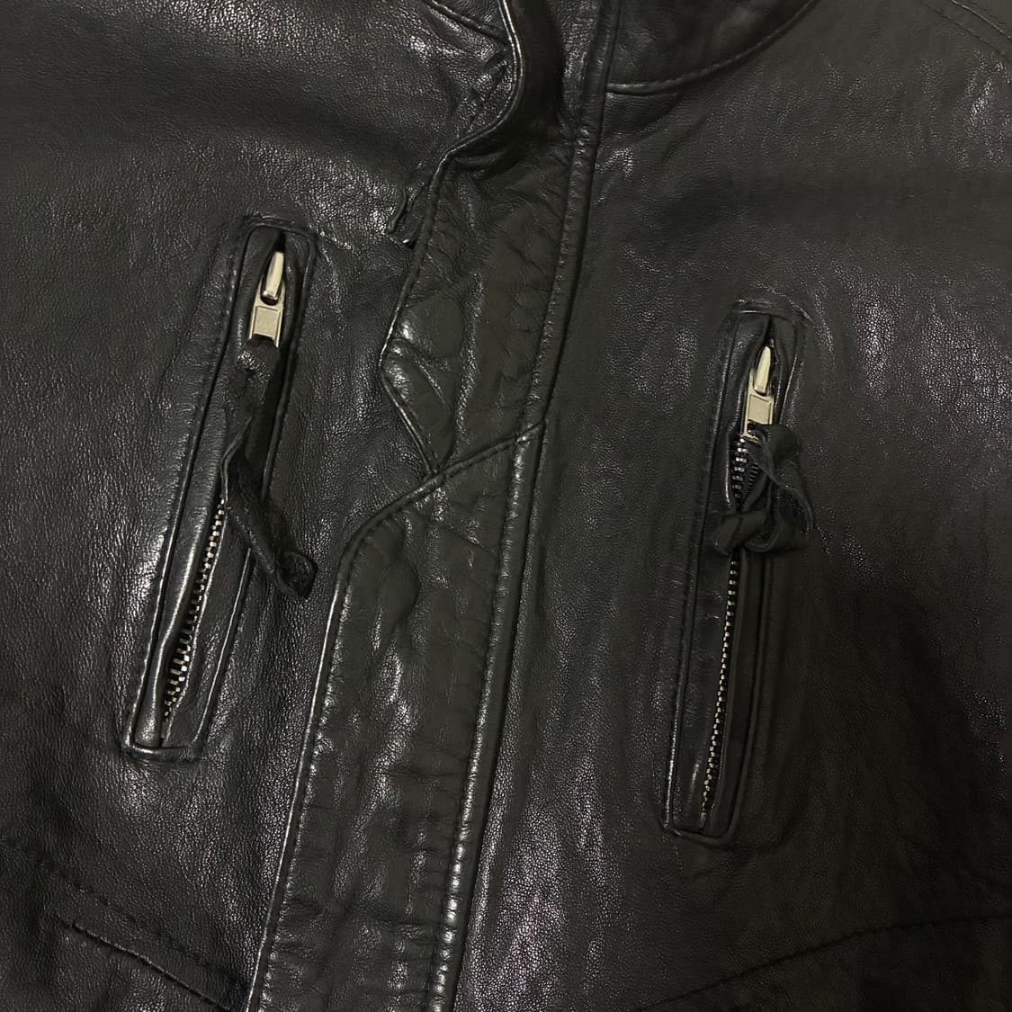lamb skin leather jacket 상품이미지4