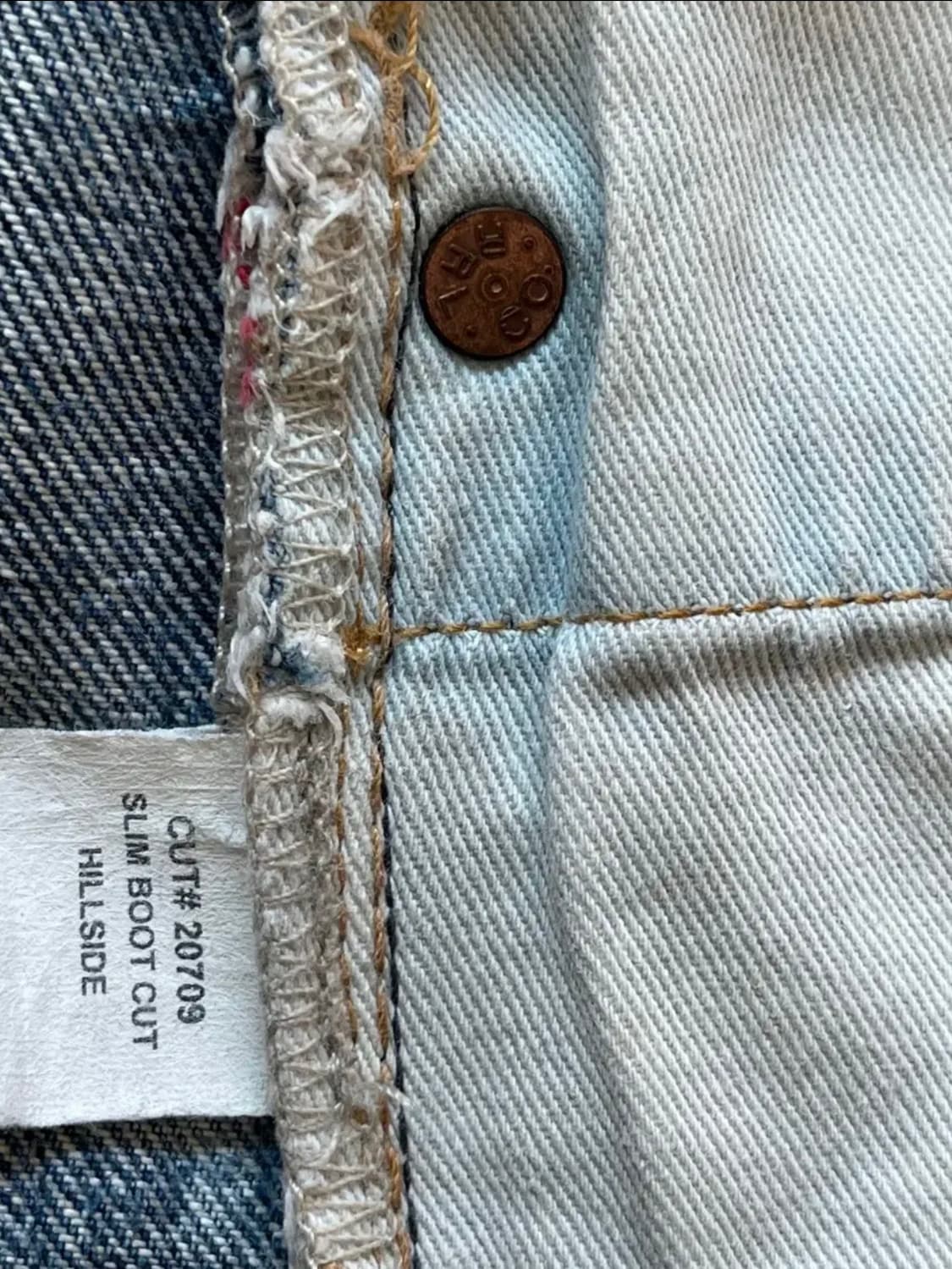 RRL VINTAGE REPAIRED SELVEDGE JEANS 상품이미지7