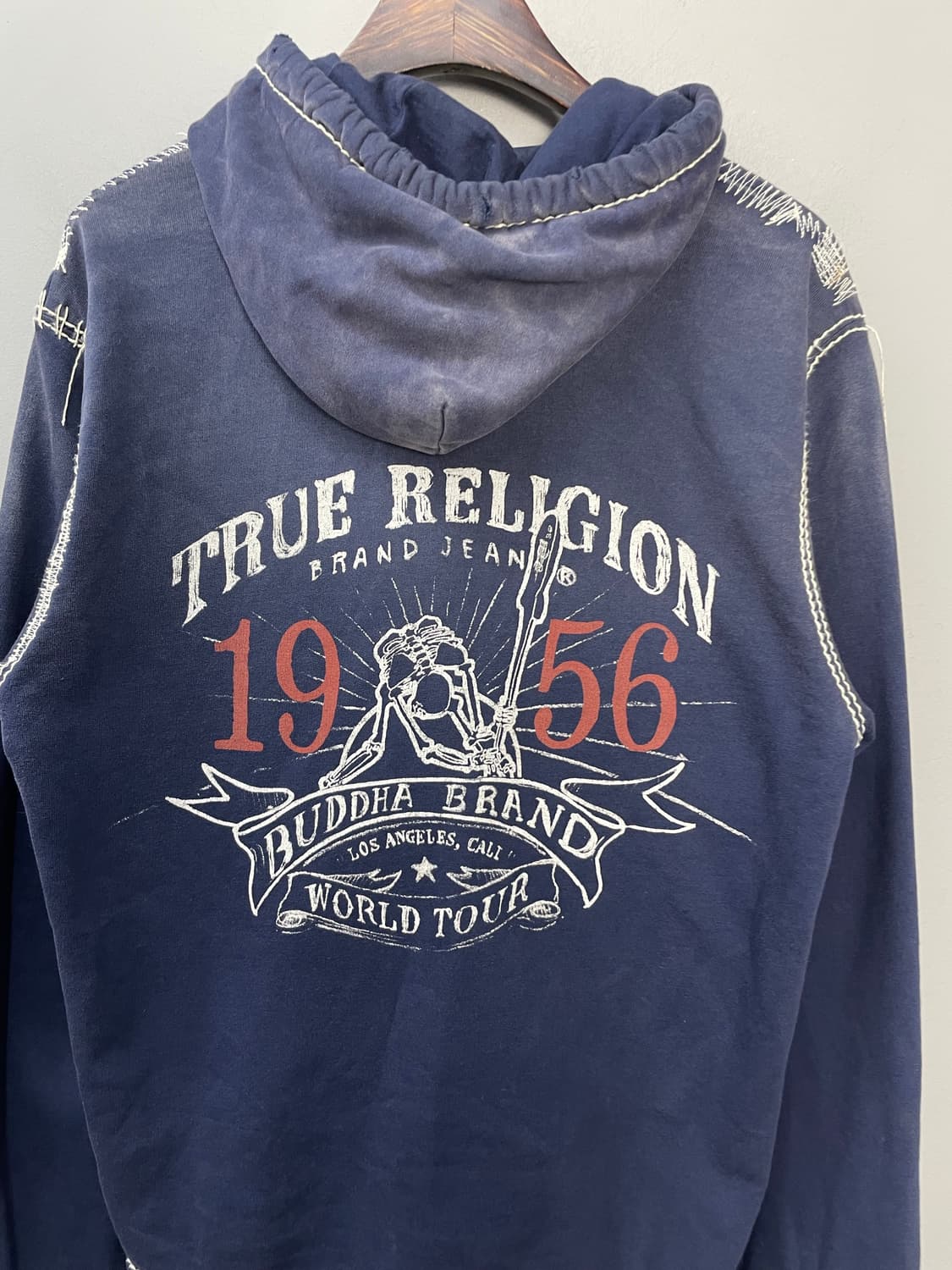 트루릴리전 스티치 네이비 후드집업 H1011 상품이미지9