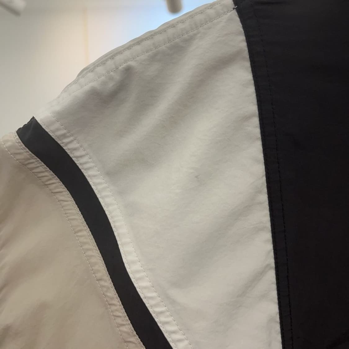 휠라 배색 올드스쿨 레트로 바람막이 자켓 L C08306 상품이미지7