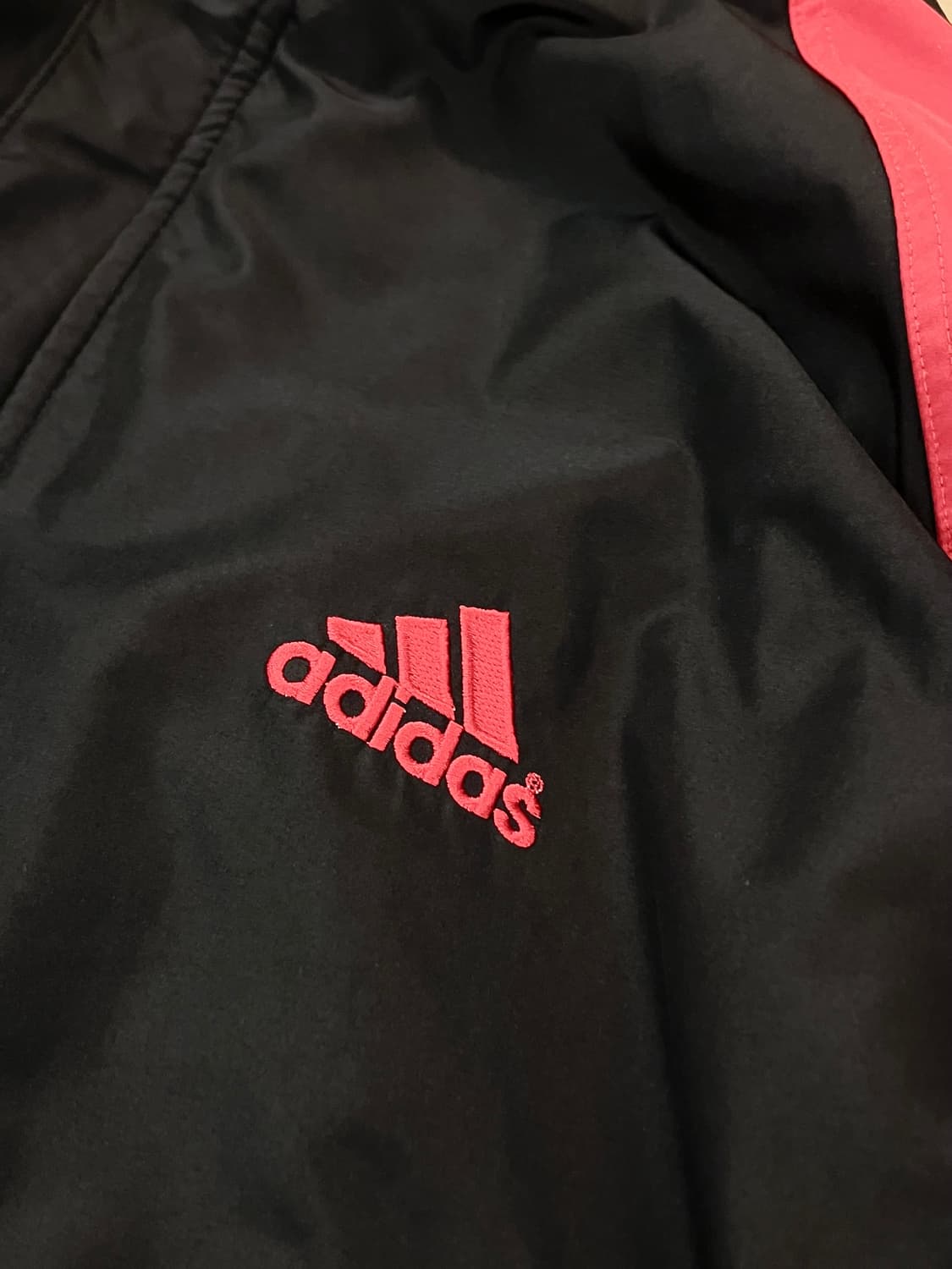 아디다스 기모 바람막이 점퍼 블랙 M   #csz2939 상품이미지3