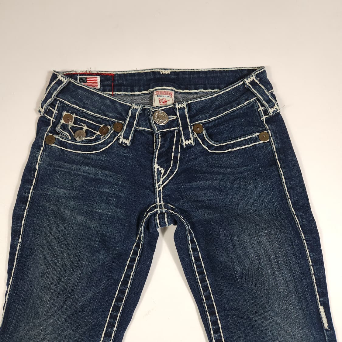 트루릴리전 로우라이즈 부츠컷 데님팬츠  상품이미지2