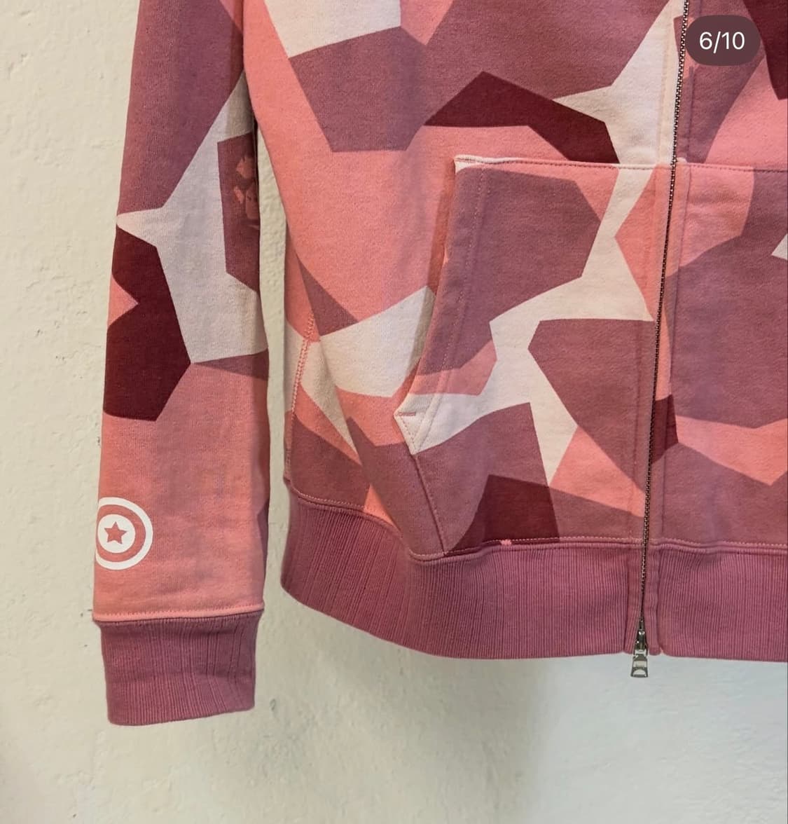 베이프 딸기우유 샤크 후드 상품이미지6