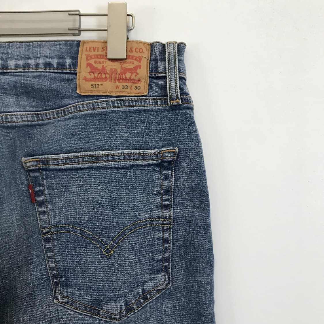 리바이스 512 슬림테이퍼드 청바지 [33인치] 상품이미지4