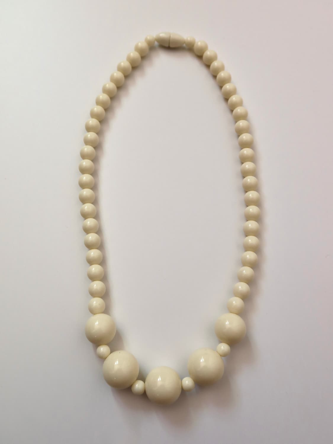 milky bead necklace 상품이미지3