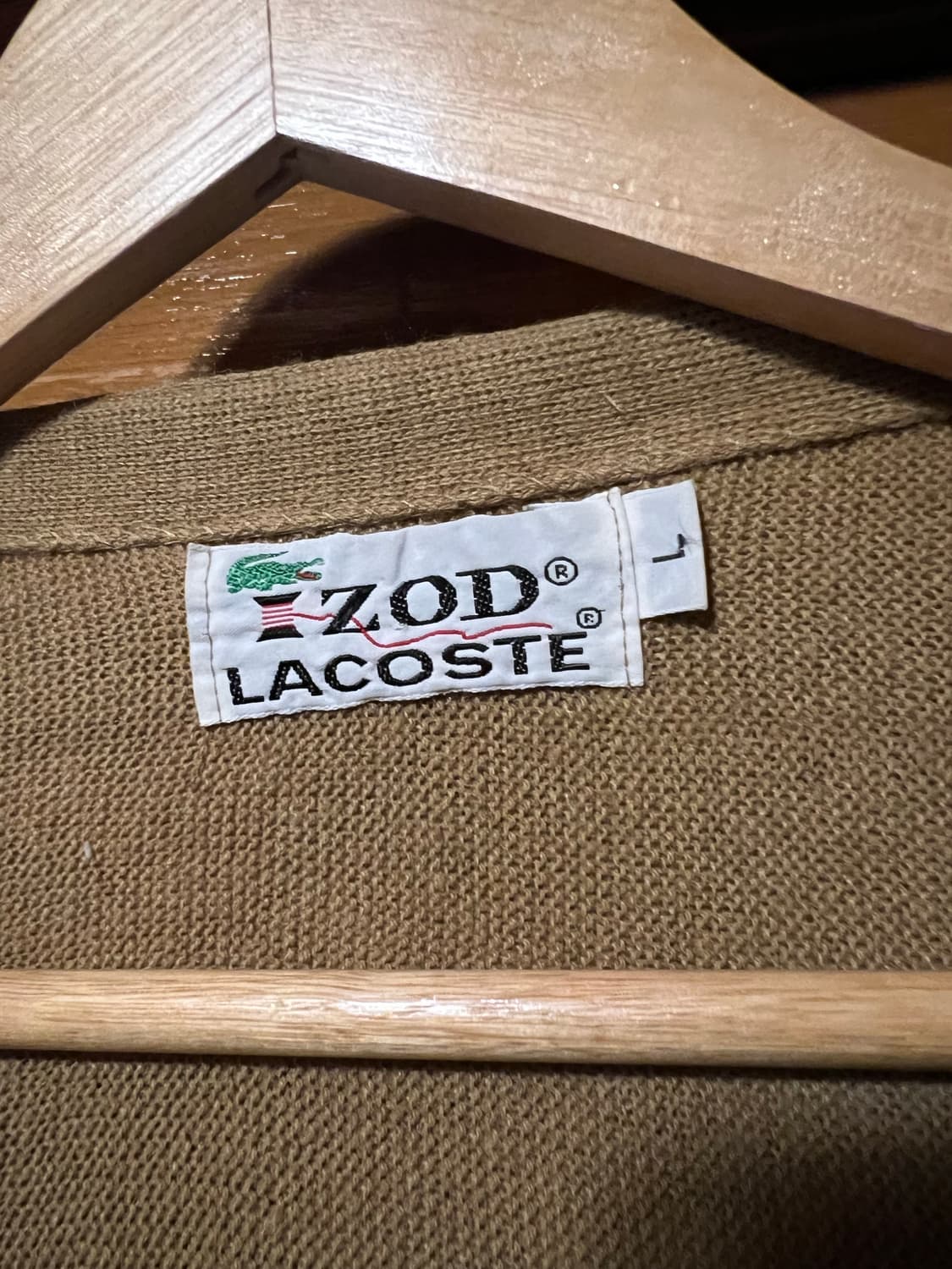 70s 라코스테 USA 빈티지 가디건 (105~) 상품이미지4