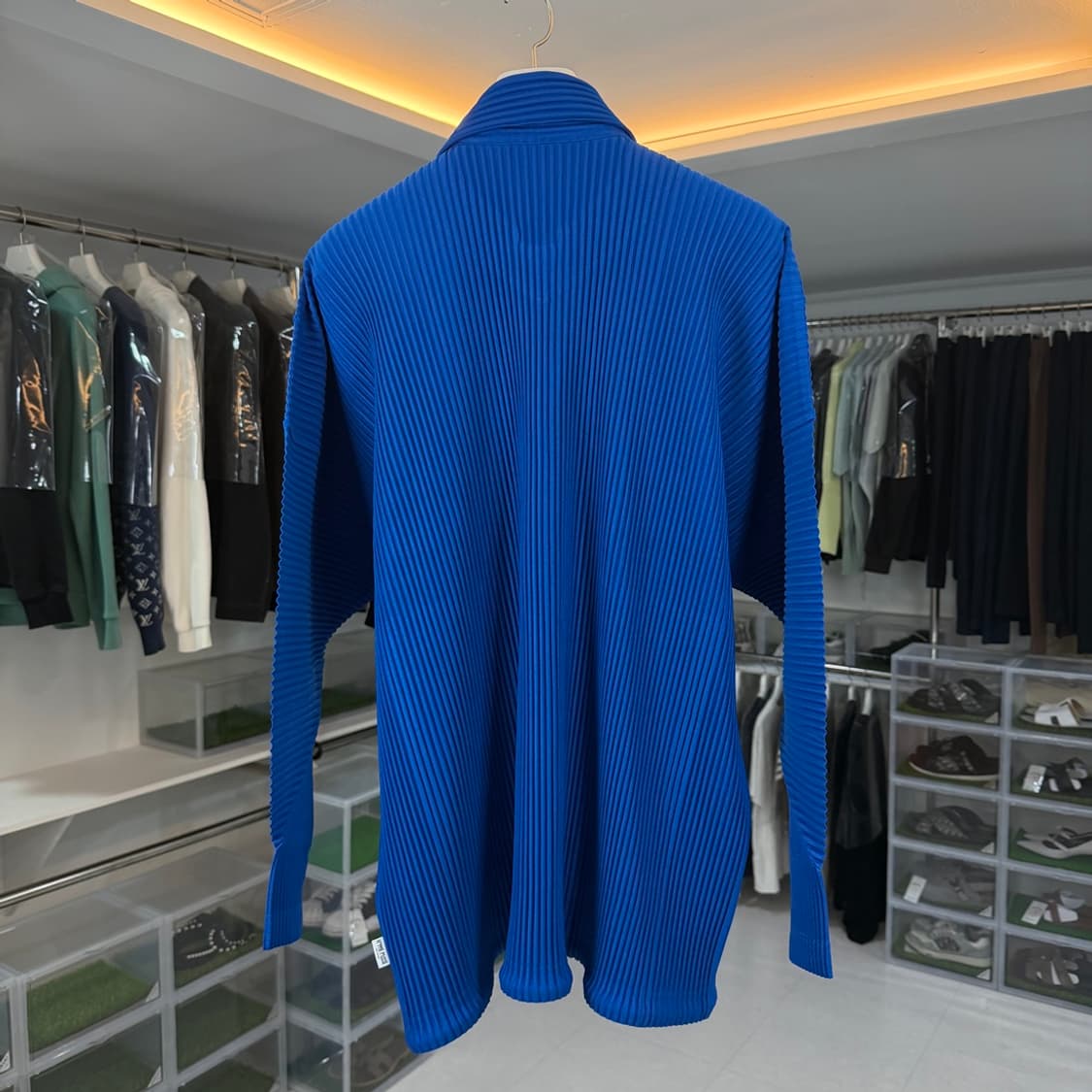 [리오브] 이세이미야케 옴므플리세 플리츠 오버셔츠 상품이미지2