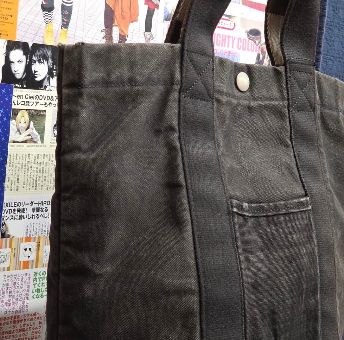 요시다포터 캔버스 블랙미니토트백 상품이미지3