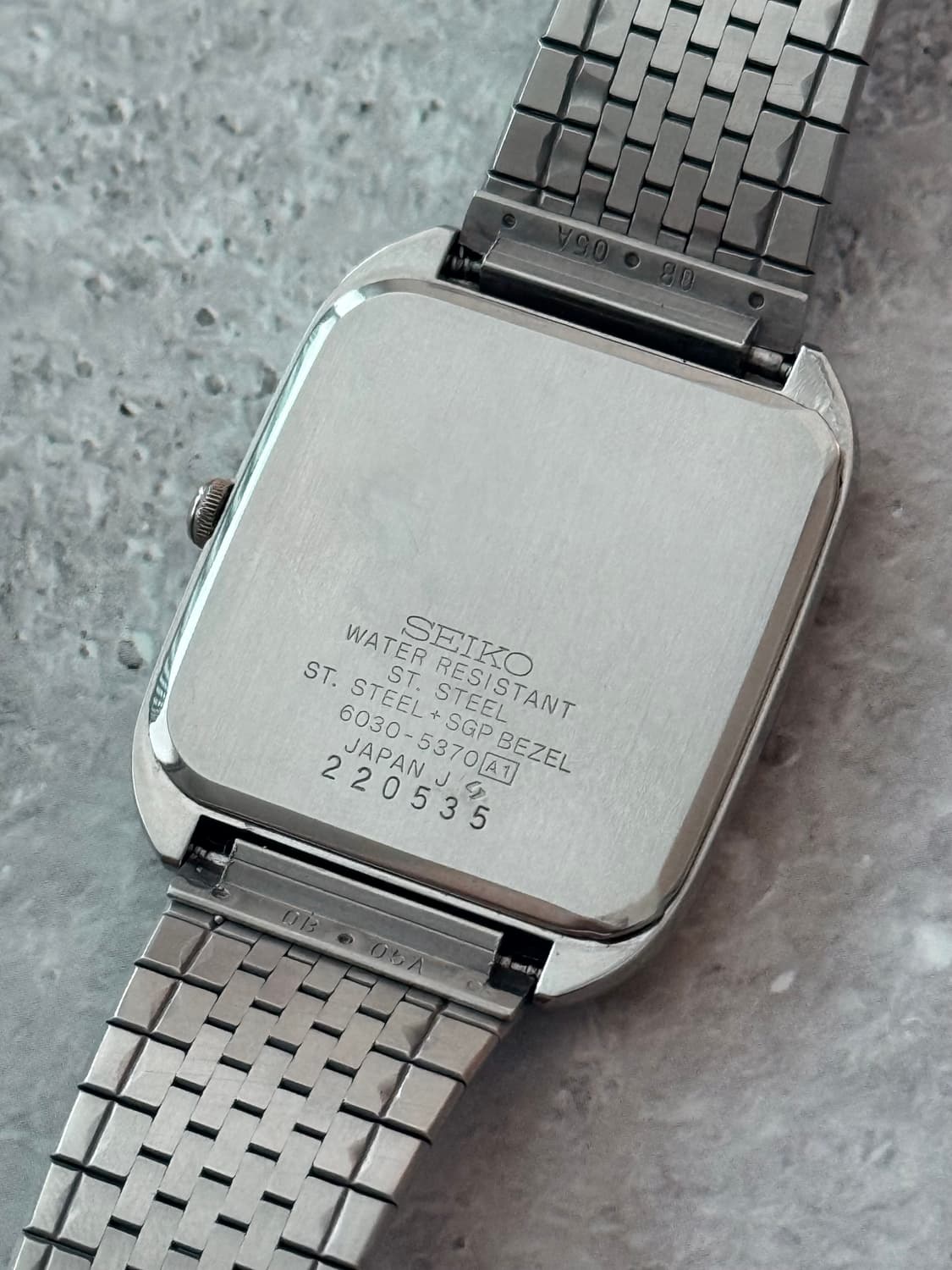 Seiko 세이코 쿼츠 스퀘어 상품이미지5